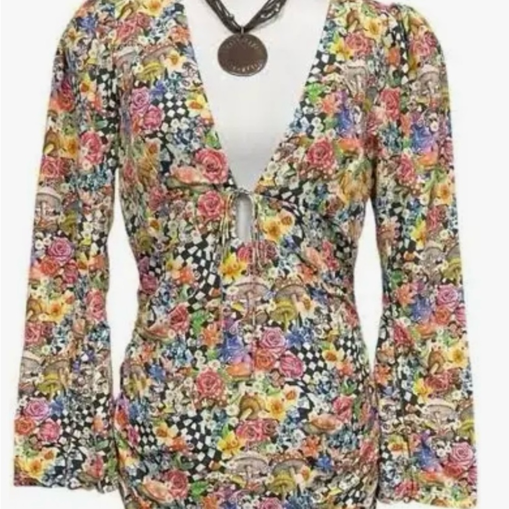 For Love And Lemons Alice in Wonderland dress